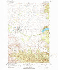 Saint Ignatius Montana Historical topographic map, 1:24000 scale, 7.5 X 7.5 Minute, Year 1964