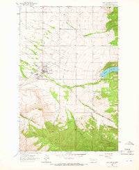 Saint Ignatius Montana Historical topographic map, 1:24000 scale, 7.5 X 7.5 Minute, Year 1964