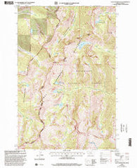Saint Joseph Peak Montana Historical topographic map, 1:24000 scale, 7.5 X 7.5 Minute, Year 1998
