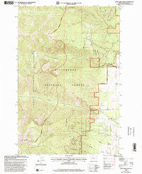 Saint Mary Peak Montana Historical topographic map, 1:24000 scale, 7.5 X 7.5 Minute, Year 1998