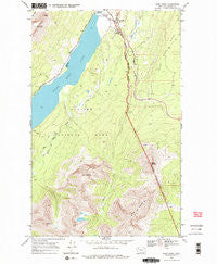 Saint Mary Montana Historical topographic map, 1:24000 scale, 7.5 X 7.5 Minute, Year 1968