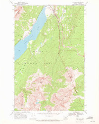 Saint Mary Montana Historical topographic map, 1:24000 scale, 7.5 X 7.5 Minute, Year 1968