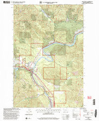 Saint Regis Montana Historical topographic map, 1:24000 scale, 7.5 X 7.5 Minute, Year 1999