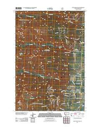 Saint Mary Peak Montana Historical topographic map, 1:24000 scale, 7.5 X 7.5 Minute, Year 2011