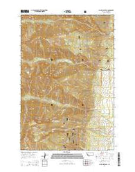Saint Mary Peak Montana Current topographic map, 1:24000 scale, 7.5 X 7.5 Minute, Year 2014