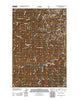 Saint Patrick Peak Montana Historical topographic map, 1:24000 scale, 7.5 X 7.5 Minute, Year 2011