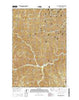 Saint Patrick Peak Montana Current topographic map, 1:24000 scale, 7.5 X 7.5 Minute, Year 2014