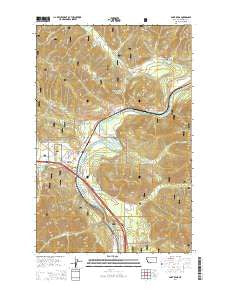 Saint Regis Montana Current topographic map, 1:24000 scale, 7.5 X 7.5 Minute, Year 2014