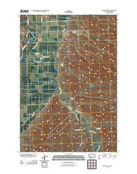 Saint Xavier Montana Historical topographic map, 1:24000 scale, 7.5 X 7.5 Minute, Year 2011