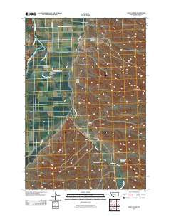 Saint Xavier Montana Historical topographic map, 1:24000 scale, 7.5 X 7.5 Minute, Year 2011