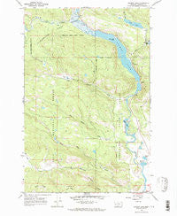 Salmon Lake Montana Historical topographic map, 1:24000 scale, 7.5 X 7.5 Minute, Year 1965