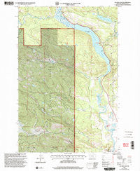 Salmon Lake Montana Historical topographic map, 1:24000 scale, 7.5 X 7.5 Minute, Year 1999