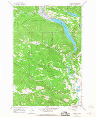 Salmon Lake Montana Historical topographic map, 1:24000 scale, 7.5 X 7.5 Minute, Year 1965