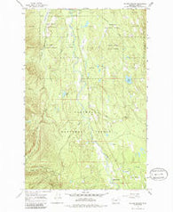 Salmon Prairie Montana Historical topographic map, 1:24000 scale, 7.5 X 7.5 Minute, Year 1965