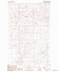 Salsbery Reservoir Montana Historical topographic map, 1:24000 scale, 7.5 X 7.5 Minute, Year 1984