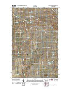 Salsbery Reservoir Montana Historical topographic map, 1:24000 scale, 7.5 X 7.5 Minute, Year 2011
