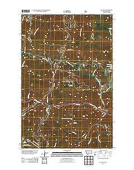Saltese Montana Historical topographic map, 1:24000 scale, 7.5 X 7.5 Minute, Year 2011