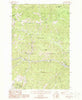Saltese Montana Historical topographic map, 1:24000 scale, 7.5 X 7.5 Minute, Year 1988