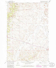 Samuelson Ranch Montana Historical topographic map, 1:24000 scale, 7.5 X 7.5 Minute, Year 1966