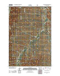 Samuelson Ranch Montana Historical topographic map, 1:24000 scale, 7.5 X 7.5 Minute, Year 2011