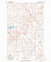 Sand Arroyo Montana Historical topographic map, 1:24000 scale, 7.5 X 7.5 Minute, Year 1973