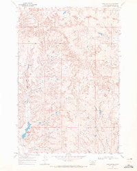 Sand Buttes Montana Historical topographic map, 1:24000 scale, 7.5 X 7.5 Minute, Year 1968