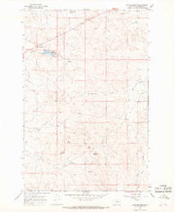 Sand Springs Montana Historical topographic map, 1:24000 scale, 7.5 X 7.5 Minute, Year 1965