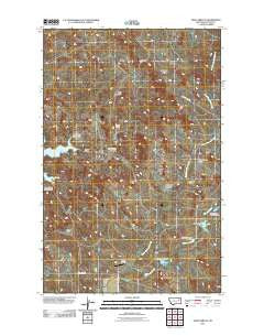 Sand Arroyo Montana Historical topographic map, 1:24000 scale, 7.5 X 7.5 Minute, Year 2011