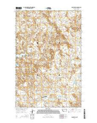 Sand Arroyo Montana Current topographic map, 1:24000 scale, 7.5 X 7.5 Minute, Year 2014