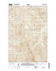 Sand Springs Montana Current topographic map, 1:24000 scale, 7.5 X 7.5 Minute, Year 2014