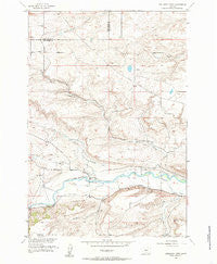 Sandborn Creek Montana Historical topographic map, 1:24000 scale, 7.5 X 7.5 Minute, Year 1955