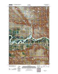 Sanders Montana Historical topographic map, 1:24000 scale, 7.5 X 7.5 Minute, Year 2011