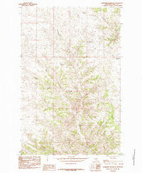 Sandpiper Reservoir Montana Historical topographic map, 1:24000 scale, 7.5 X 7.5 Minute, Year 1985