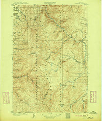 Sapphire Montana Historical topographic map, 1:125000 scale, 30 X 30 Minute, Year 1909