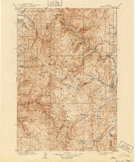 Sapphire Montana Historical topographic map, 1:125000 scale, 30 X 30 Minute, Year 1909