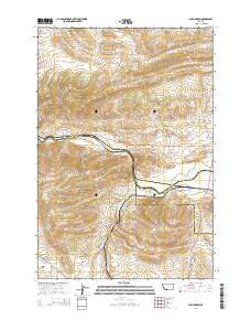 Sappington Montana Current topographic map, 1:24000 scale, 7.5 X 7.5 Minute, Year 2014