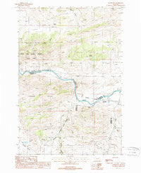 Sappington Montana Historical topographic map, 1:24000 scale, 7.5 X 7.5 Minute, Year 1987