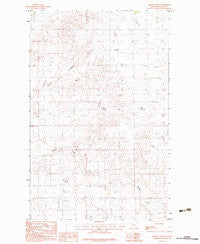 Sargent Creek Montana Historical topographic map, 1:24000 scale, 7.5 X 7.5 Minute, Year 1983
