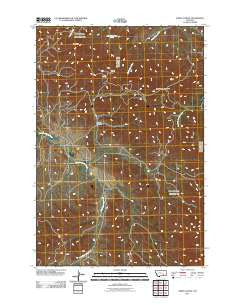 Sarpy School Montana Historical topographic map, 1:24000 scale, 7.5 X 7.5 Minute, Year 2011