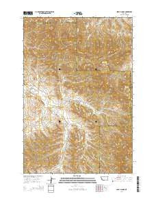 Sarpy School Montana Current topographic map, 1:24000 scale, 7.5 X 7.5 Minute, Year 2014