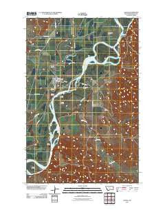 Savage Montana Historical topographic map, 1:24000 scale, 7.5 X 7.5 Minute, Year 2011