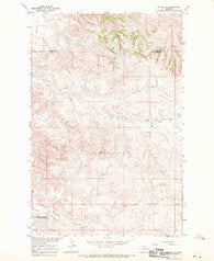 Savage SE Montana Historical topographic map, 1:24000 scale, 7.5 X 7.5 Minute, Year 1966