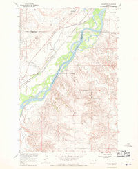 Savage SW Montana Historical topographic map, 1:24000 scale, 7.5 X 7.5 Minute, Year 1966