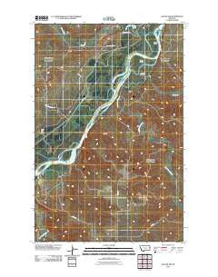 Savage SW Montana Historical topographic map, 1:24000 scale, 7.5 X 7.5 Minute, Year 2011