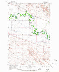 Savoy Montana Historical topographic map, 1:24000 scale, 7.5 X 7.5 Minute, Year 1964