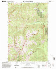 Sawtooth Mountain Montana Historical topographic map, 1:24000 scale, 7.5 X 7.5 Minute, Year 1997