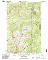 Sawtooth Mountain Montana Historical topographic map, 1:24000 scale, 7.5 X 7.5 Minute, Year 1997
