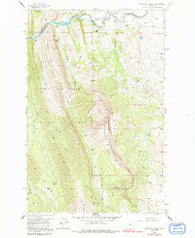 Sawtooth Ridge Montana Historical topographic map, 1:24000 scale, 7.5 X 7.5 Minute, Year 1958