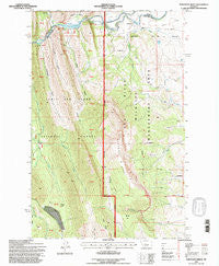 Sawtooth Ridge Montana Historical topographic map, 1:24000 scale, 7.5 X 7.5 Minute, Year 1995
