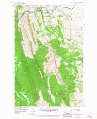 Sawtooth Ridge Montana Historical topographic map, 1:24000 scale, 7.5 X 7.5 Minute, Year 1958